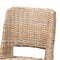 Bali & Pari Magy Modern Bohemian Grey Kubu Rattan and Mahogany Wood Bar Stool 245-13714-ZORO - alternate 10